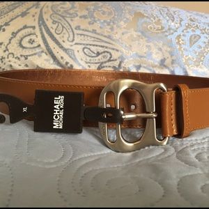 Michael Kors Brown/luggage  Belt Size XL